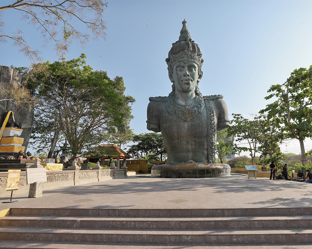 Area Plaza Wisnu GWK Cultural Park tahun 2023