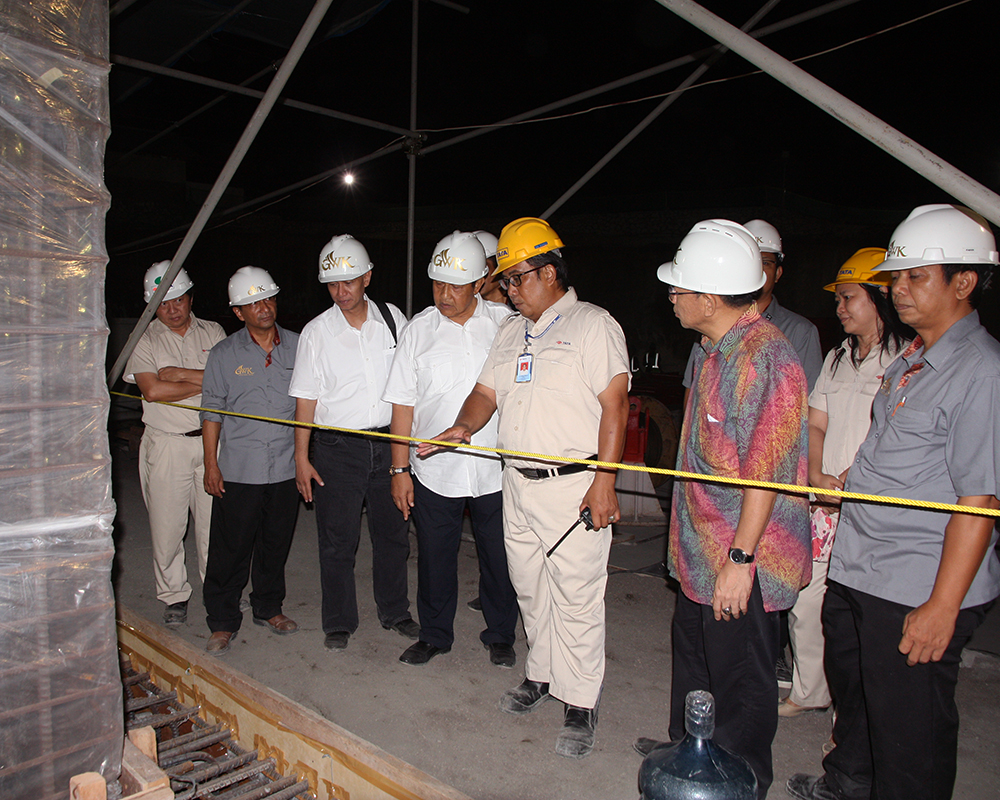 Set Inspections awal pembangunan Patung Garuda Wisnu Kencana