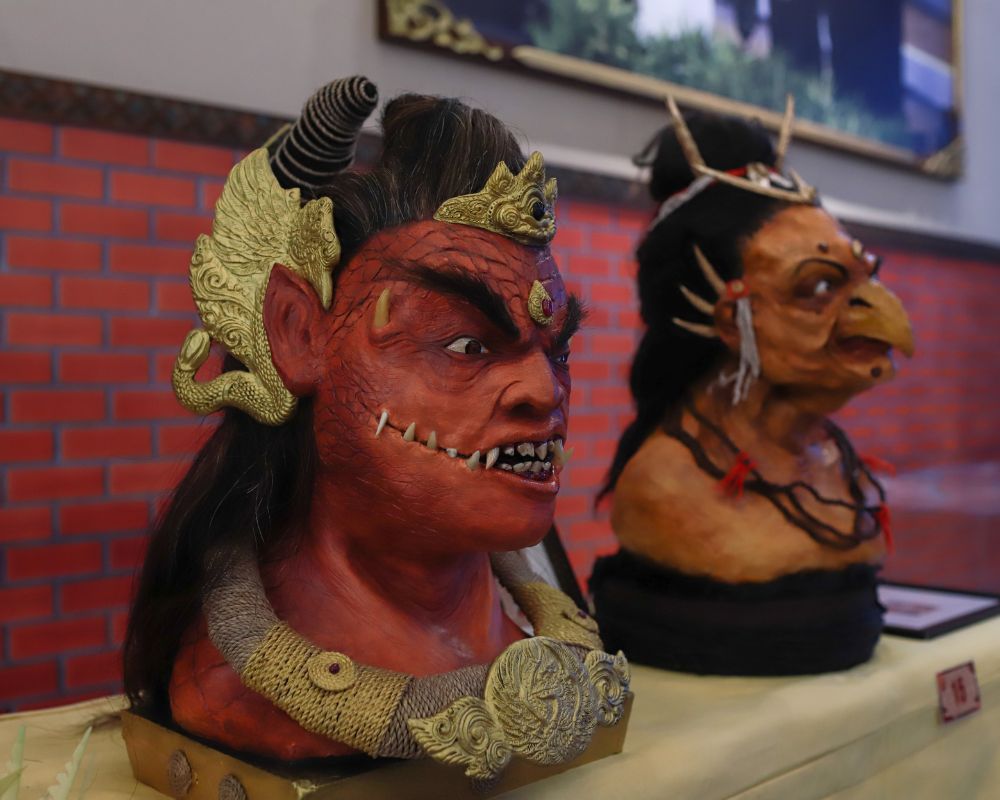 Salah satu karya seniman Ogoh-Ogoh & Tapel