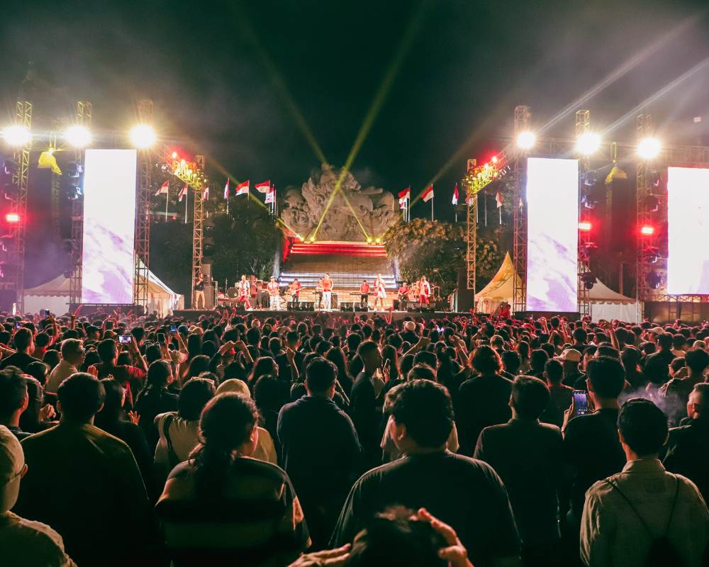 Merayaan Hari Kemerdekaan Republik Indonesia dengan Konser Musik Festival Kemerdekaan 2023 di GWK Bali