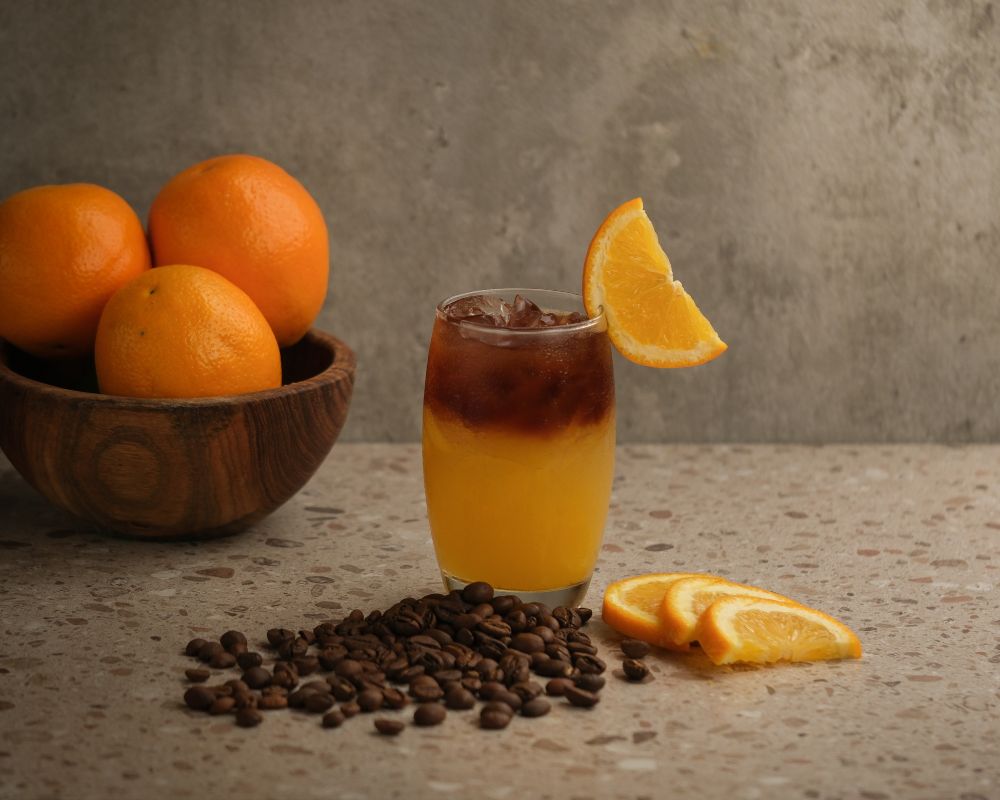 Orange Coffee Delight ideal untuk mengawali harimu di Jendela Bali Restaurant