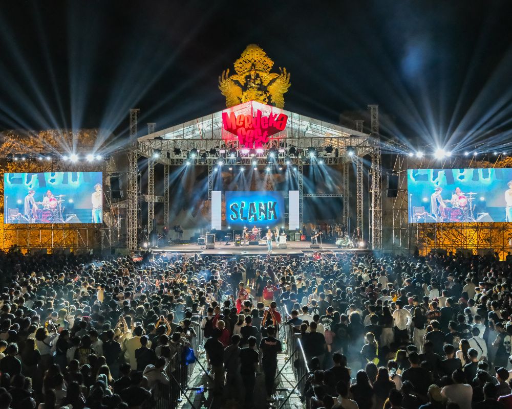 Kemeriahan Konser Merdeka Fest di GWK Cultural Park