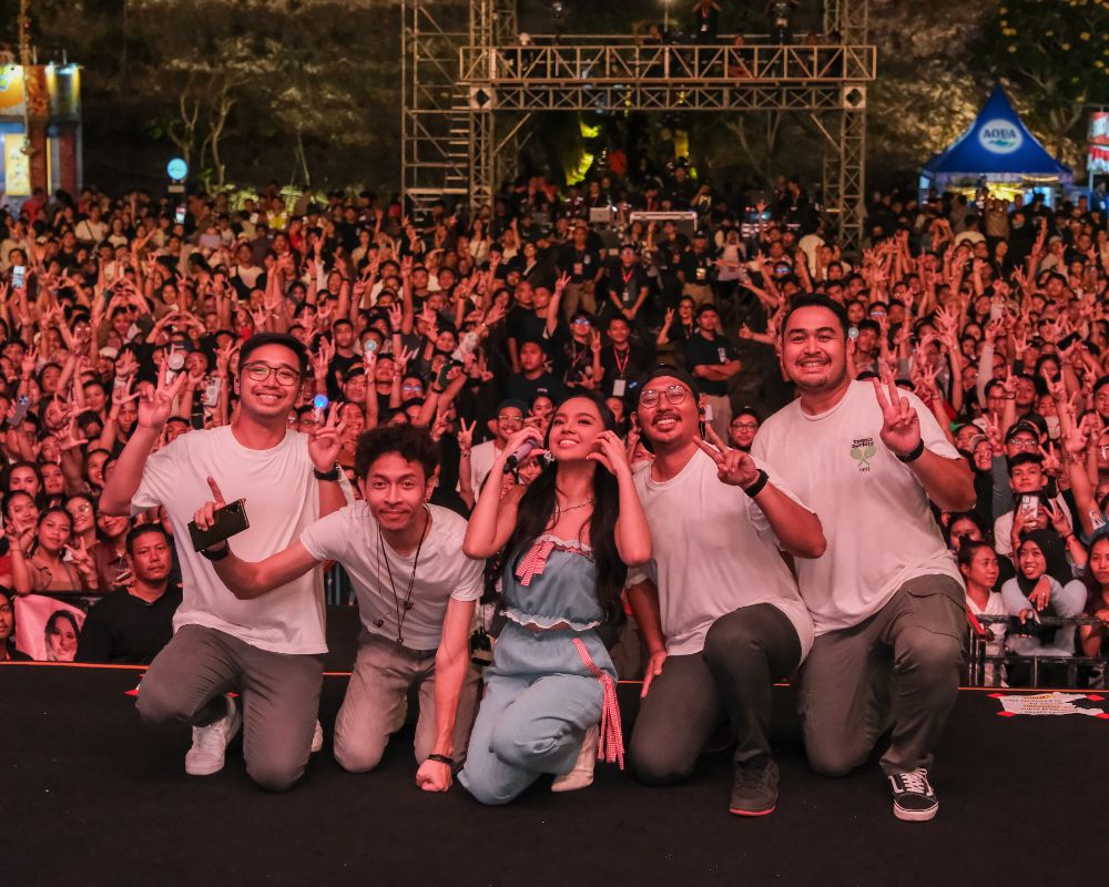 Performance Lyodra dalam kemeriahan Merdeka Fest