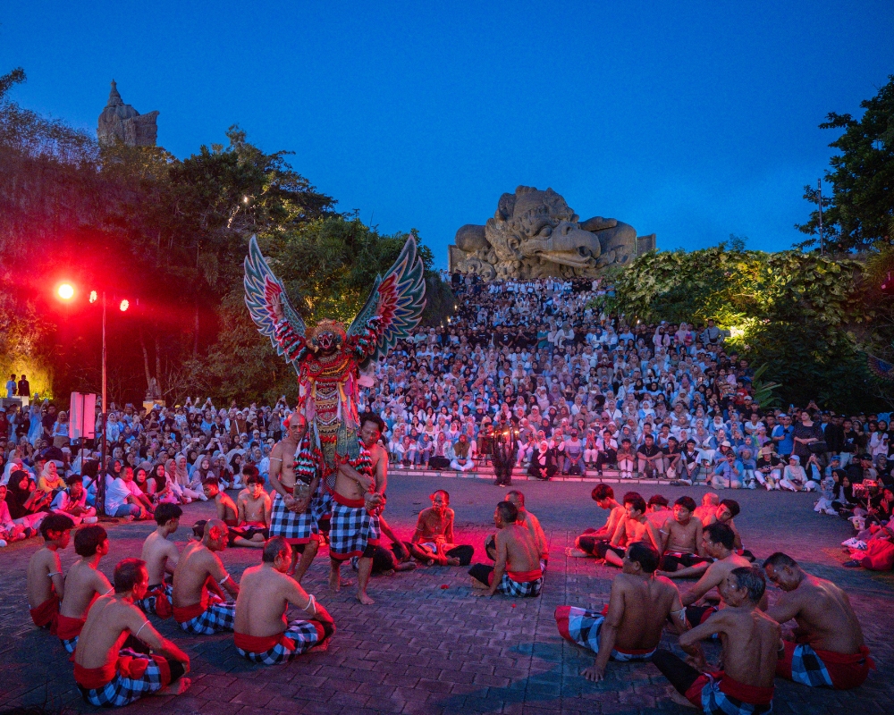 Kecak Garuda Wisnu Kencana dance at GWK Cultural Park