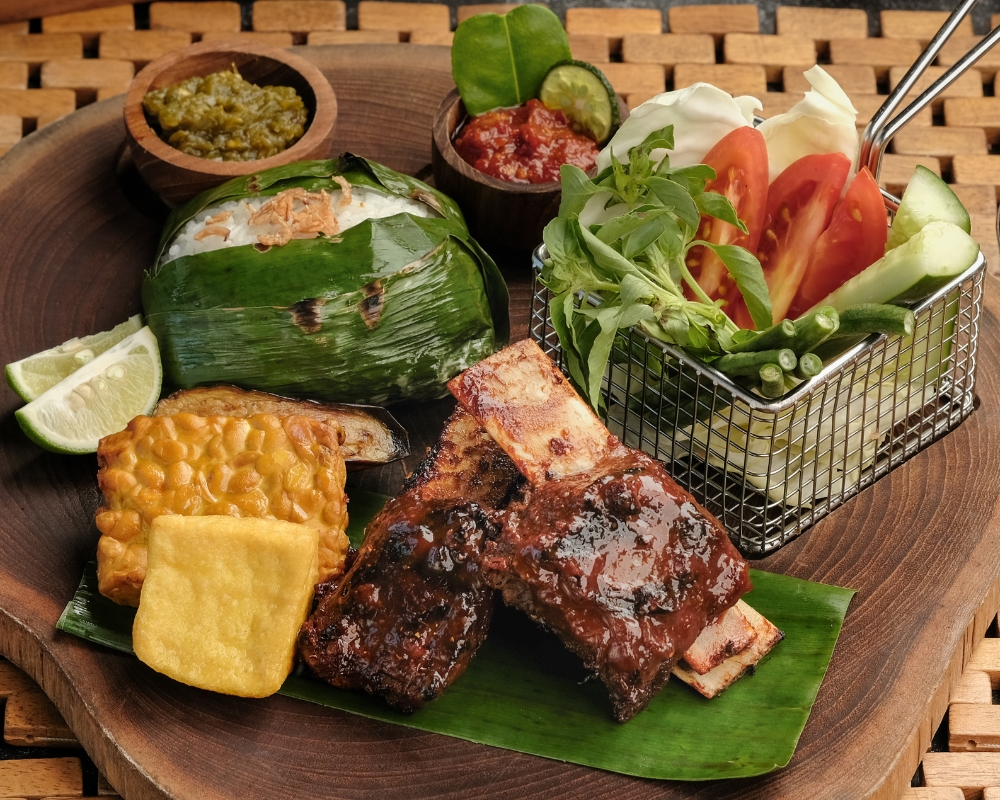 Nasi Iga Bakar di Jendela Bali Restaurant