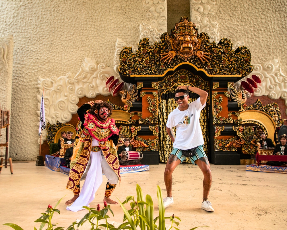 Topeng Monyer dance at GWK Cultural Park