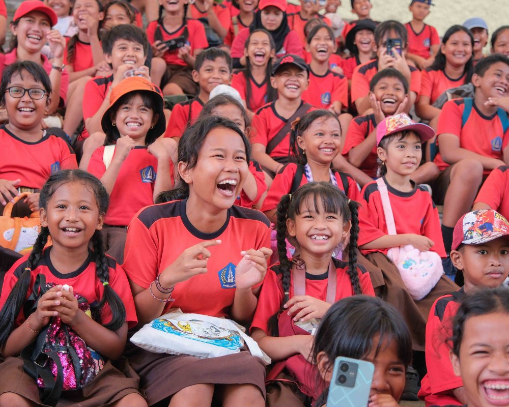 Para Siswa_i SD 8 Jimbaran di Amphitheater (5)