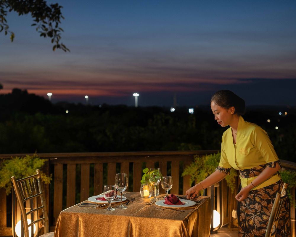 makan malam di bali