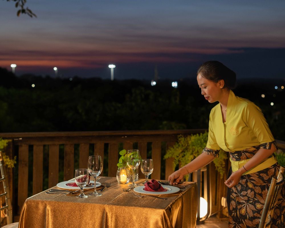 Restoran di bali dengan pemandangan indah